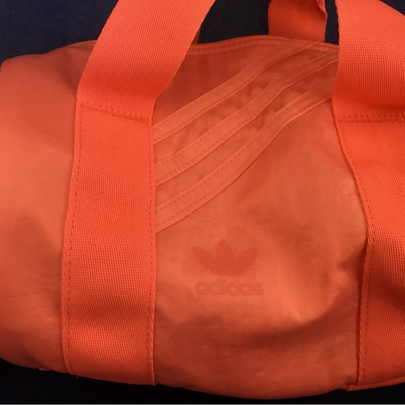 Fluo Pink Bright Adidas Mini Duffle Nylon Bag - Picture 11 of 13